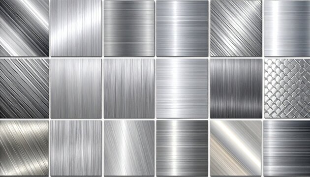 Brushed Metal Textures Collection.