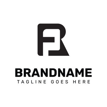 Letters FPR or FR Monogram Logo, suitable for any business with FPR FRP PRF PFR RPF RFP FR RF initials