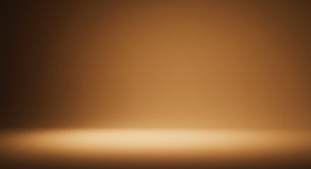 Empty studio brown background