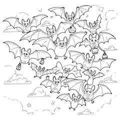 Cute Halloween Coloring Pages For Adults