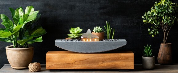 Modern Succulent Planter Display