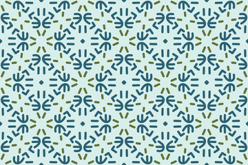 oriental pattern. blue, white and gold background with Arabic ornaments. Pattern, background and wallpaper for your design. Textile ornament. Vector illustration