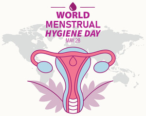 Vector set of menstruation hygiene.  Zero waste for woman critical days with flowers. Menstrual cycle. 