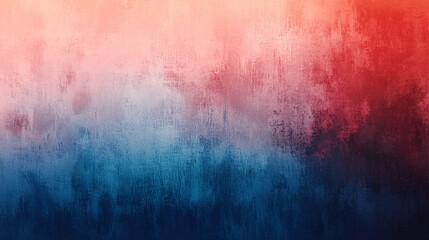Softly Blurred Gradient Artwork in Vibrant Red and Blue Colors