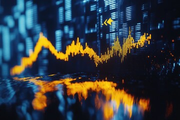 Dynamic market graph with price fluctuations