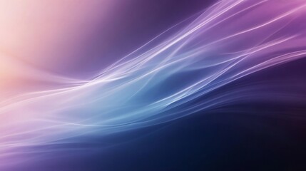 Fototapeta premium Abstract Flowing Light Wave in Gradient Colors 