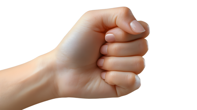 An Artistic Depiction of a Human Hand in a Fist, Symbolizing Determination and Strength