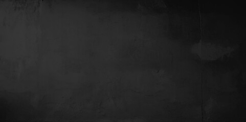Abstract Black wall texture for pattern background. Black stone or concrete wall. 