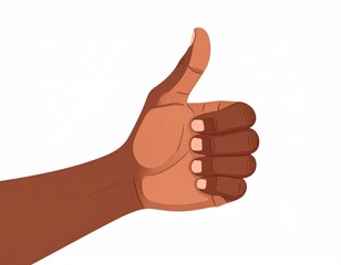 Hand Giving Thumbs Up Gesture