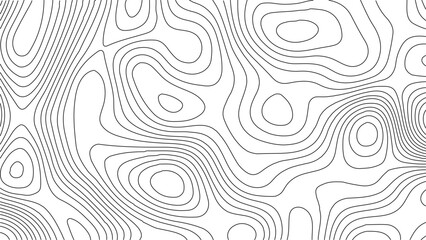 Topographic Vector Contour Map with Mountain Wave Relief Abstract Topographic Wave Grid – Vector Contour Mountain MapMountain Relief in Vector Contour Style – Topographic Wave Grid Background