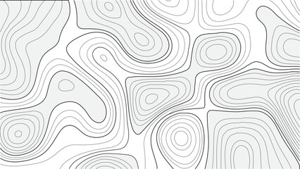 Topographic Vector Contour Map with Mountain Wave Relief Abstract Topographic Wave Grid – Vector Contour Mountain MapMountain Relief in Vector Contour Style – Topographic Wave Grid Background