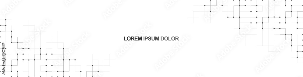 Poster Minimalistic vector texture with linear squares pattern for banner design or header. Creative idea of modern design with abstract geometric background