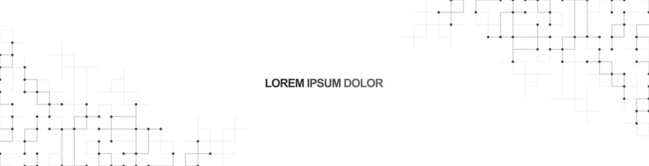 Minimalistic vector texture with linear squares pattern for banner design or header. Creative idea of modern design with abstract geometric background