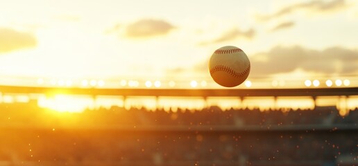 Sunset Baseball: A Golden Hour Catch