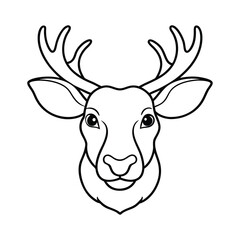 deer head vector