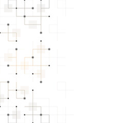 Minimalistic texture with linear squares pattern. Creative idea of modern design with abstract geometric background