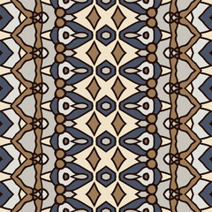 Creative trendy color abstract geometric pattern in white gray beige blue, can be used for printing onto fabric, interior, design, textile. Ribbons.