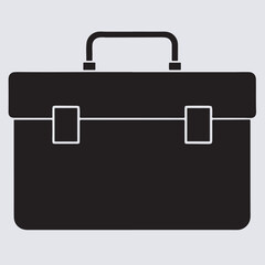 toolbox icon silhouette vector art illustration, vector toolbox icon