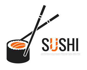 Sushi food vector icon