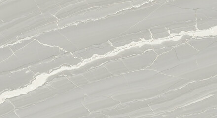 Grey Marble Stone Texture with White Veins for Luxury Interior Design Background