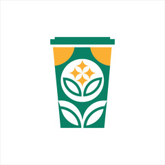 vector illustration of a glass jar