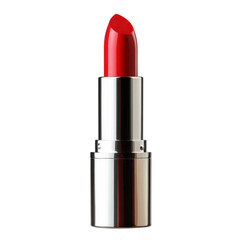 red lipstick on transparent background
