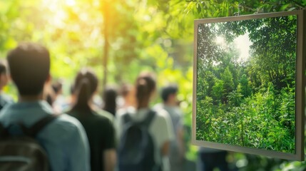Nature's Embrace: A Glimpse into Lush Greenery