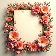 Floral background / card