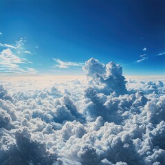 Majestic cloudscape photography open sky nature scene bright day aerial perspective serenity and beauty