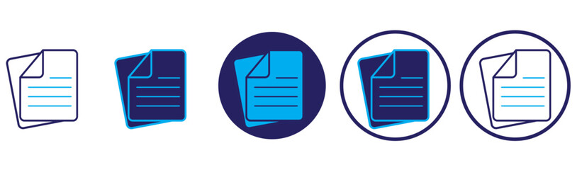 Document icon isolated on white background. Document icon in trendy design style. Document vector icon modern and simple flat symbol for web site, mobile app, UI. 