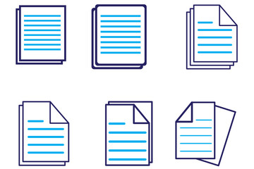 Document icon isolated on white background. Document icon in trendy design style. Document vector icon modern and simple flat symbol for web site, mobile app, UI. 