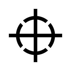 Center of gravity icon vector for load stability