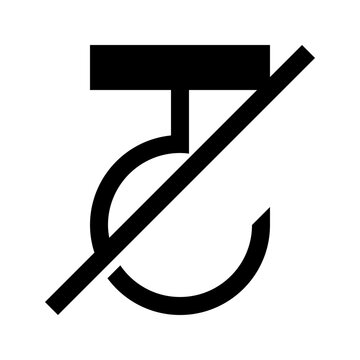 No hooks icon vector symbolizing avoid hooks