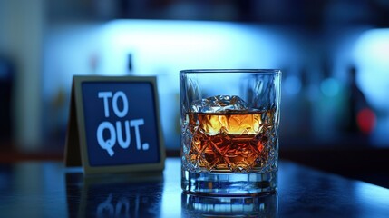The Last Drink: A Whiskey on the Rocks, a Decision to Quit, and a Blue-Lit Bar