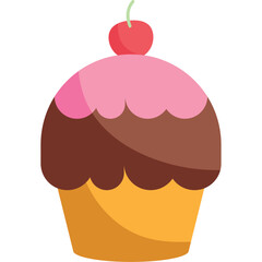 Cupcakes decorated with colorful frosting