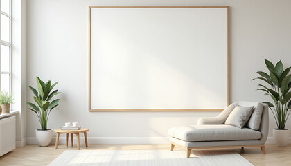 mockup of a frame for a picture or photo