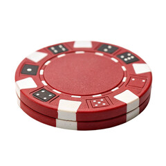 red poker chips