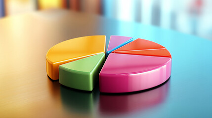The pie chart revealed our energy use by category.