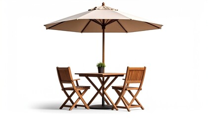 Patio Table Set with Outdoor Umbrella.