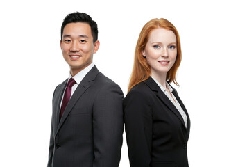 Confident Diverse Business Professionals Teamwork, Partnership, and Success in Corporate World