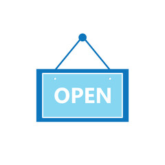 Open icons. Vector isolated elements concept