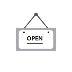 Open icons. Vector isolated elements concept