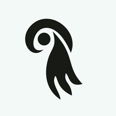 vector illustration of a bird