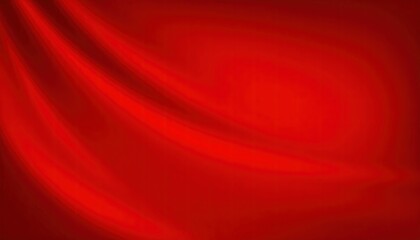 Red Draped Fabric Background.