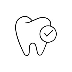 Dental Care Icon Line