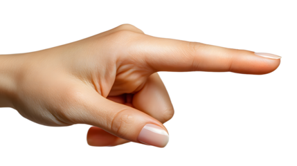 A Close-Up of a Handpointing Gesture Highlighting the Importance of Communication and Expression in Interactions