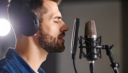 Singer Recording Studio Voice.