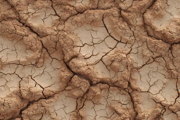 Cracked Earth Texture: An evocative image capturing the intricate patterns of parched earth, revealing a powerful story of drought, climate change, and environmental fragility.