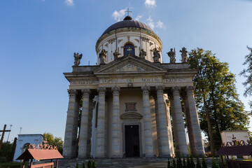Baroque medieval church of St. Joseph in Pidhirtsi, Ukraine