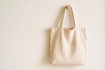 Minimalist canvas tote bag for modern style and sustainability